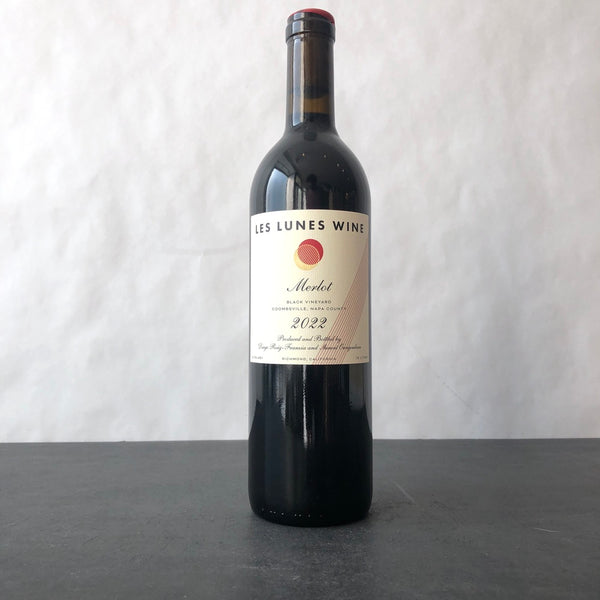 2022 Les Lunes Wines Black Vineyard Merlot Coombsville, USA