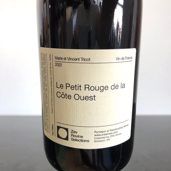 2022 Marie & Vincent Tricot 'Petit Rouge de la Cote Ouest', Vin de France