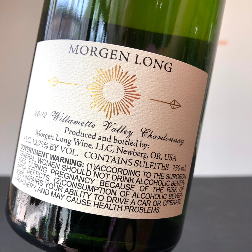 2022 Morgen Long Willamette Valley Chardonnay, Oregon, USA