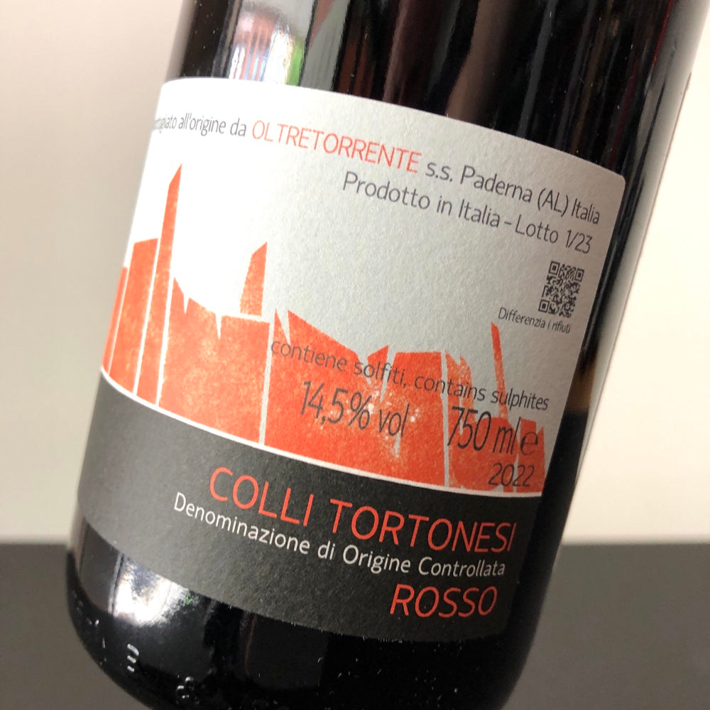 2022 Oltretorrente Colli Tortonesi Rosso, Piedmont, Italy