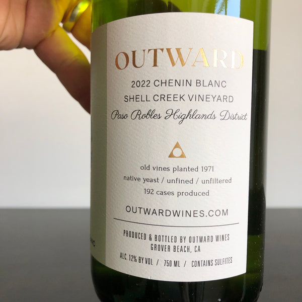 2022 Outward Shell Creek Vineyard Chenin Blanc Paso Robles, USA