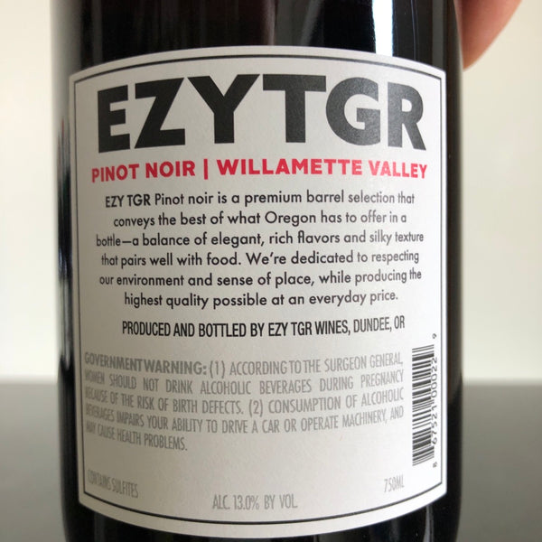 2022 Ovum EZY TGR Pinot Noir, Willamette Valley, USA