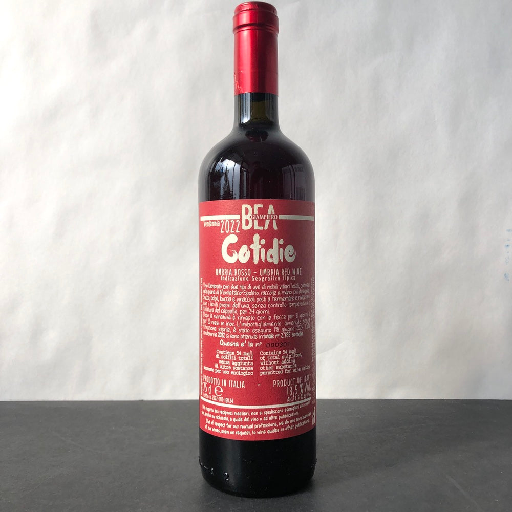 2022 Paolo Bea, Umbria Rosso 'Cotidie', Italy