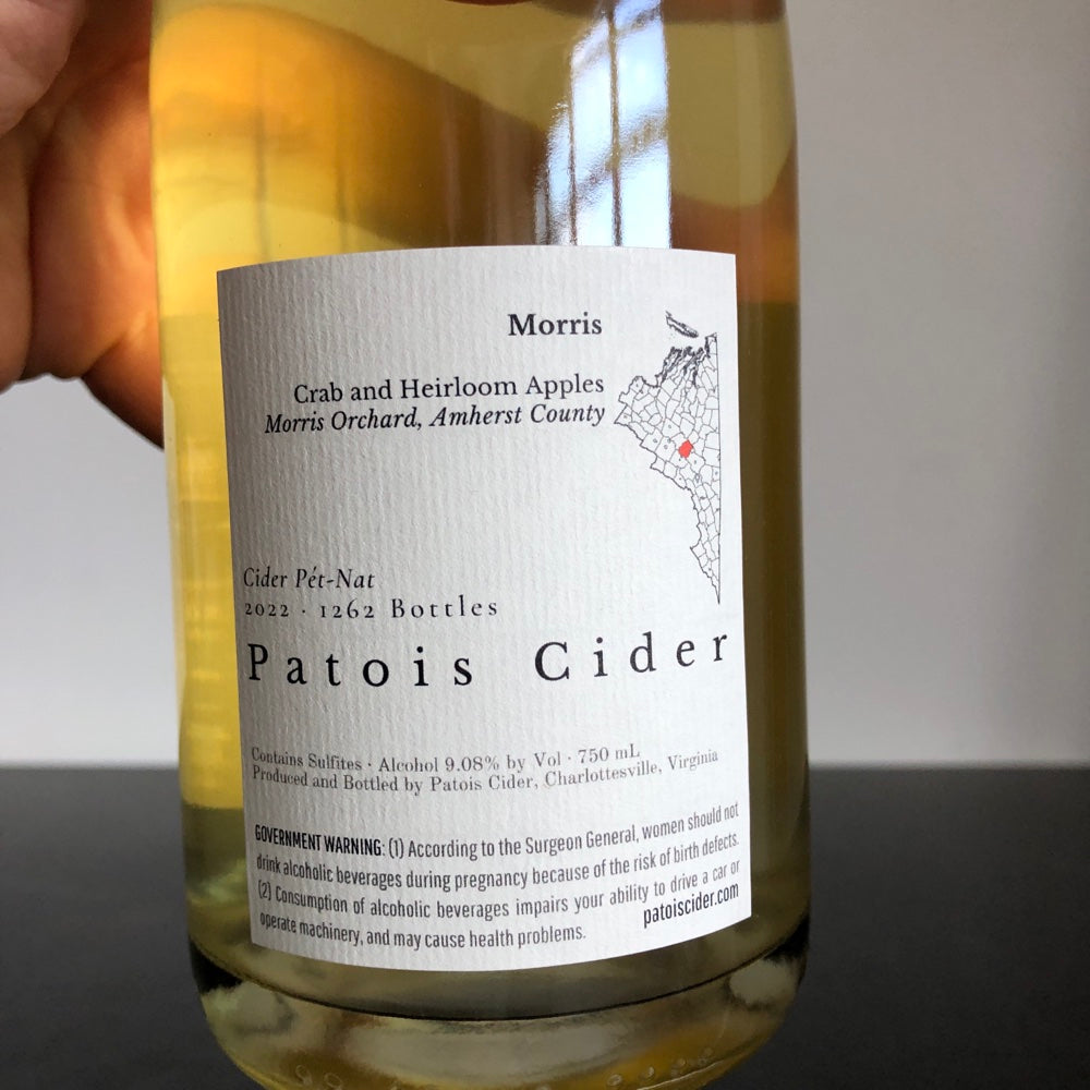 2022 Patois Cider "Morris", Amherst County, Virginia