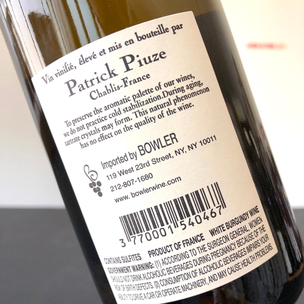 2022 Patrick Piuze Bougros, Chablis Grand Cru, France – Leon