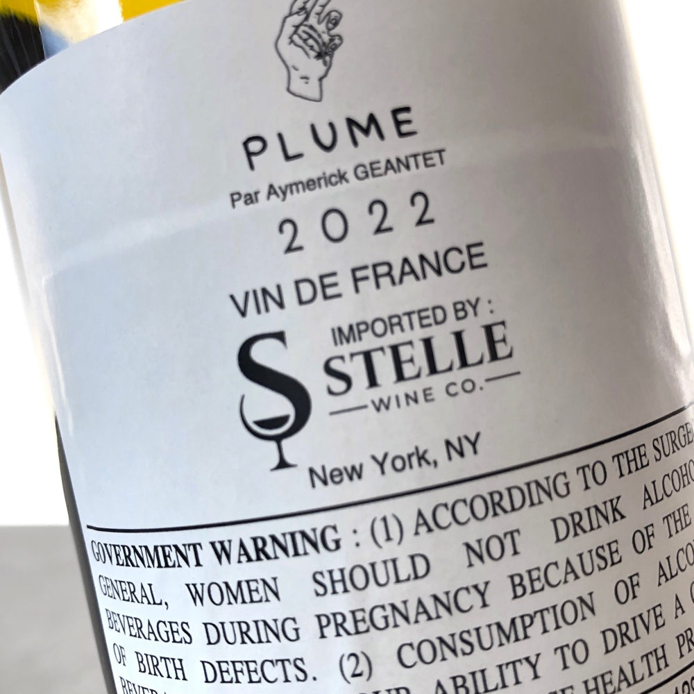 2022 Plume Savagnin VdF, Jura