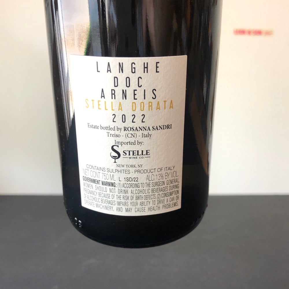 2022 Rosanna Sandri Langhe Arneis Stella Dorata