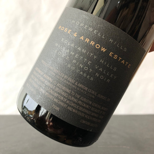 2022 Rose & Arrow Estate Hopewell Hills Pinot Noir Eola-Amity Hills, USA
