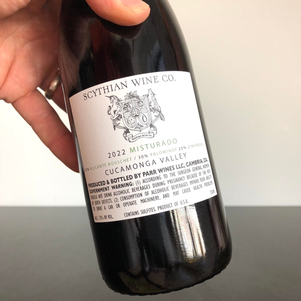 2022 Scythian Wine Co. de Cucamonga, – & Son and Spirits (Rajat Leon Parr) Wine Misturado Cucamonga