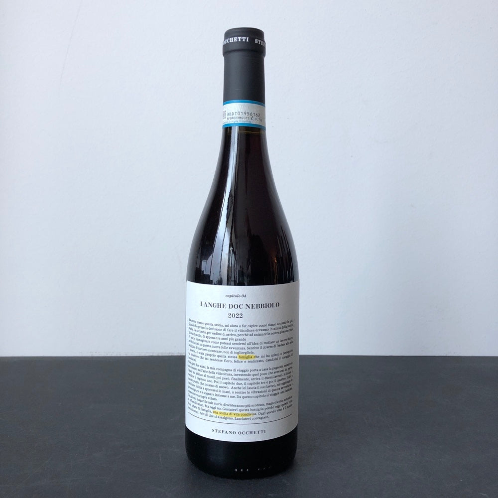 2022 Stefano Occhetti Langhe Nebbiolo, Piedmont, Italy