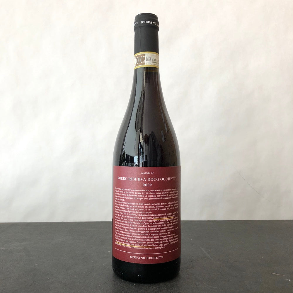 2022 Stefano Occhetti Roero 'Riserva Occhetti' Nebbiolo, Roero DOCG, Italy
