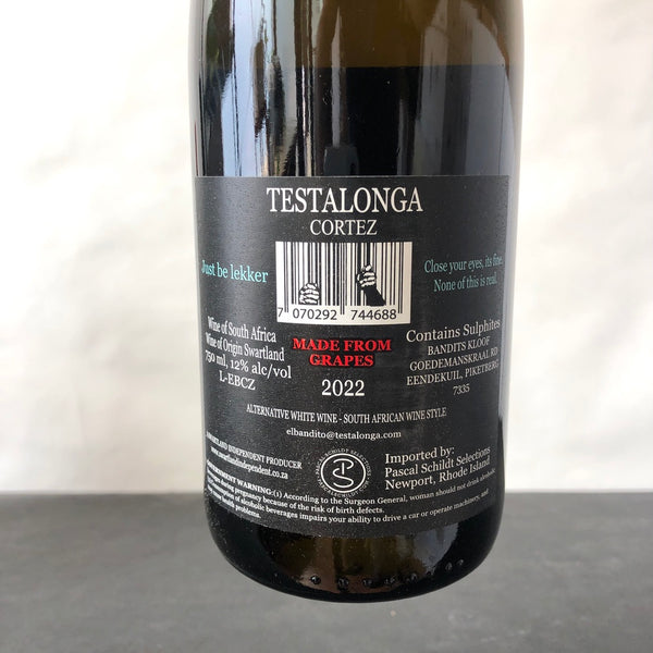 2022 Testalonga, Cortez Swartland, South Africa
