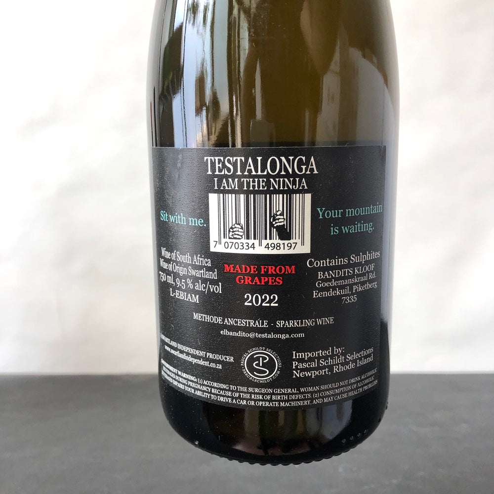 2022 Testalonga 'I am the Ninja' Pet Nat Swartland, South Africa