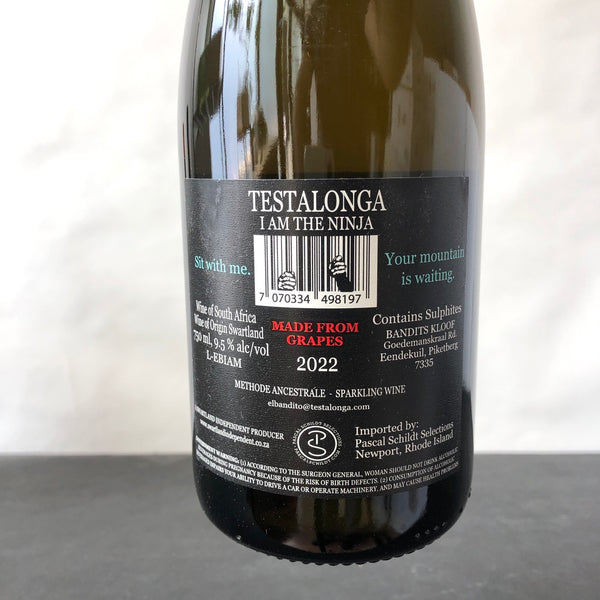 2022 Testalonga 'I am the Ninja' Pet Nat Swartland, South Africa