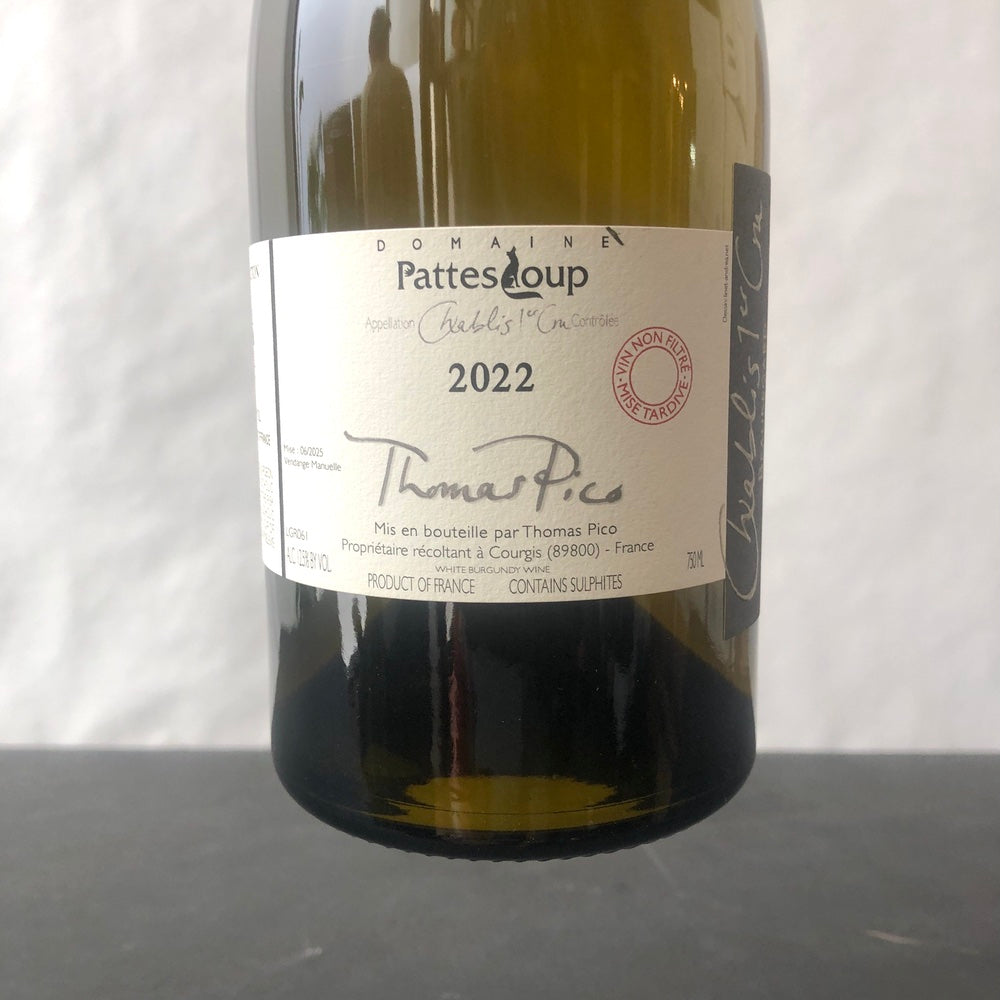 2022 Thomas Pico Domaine Pattes Loup Les Beauregards, Chablis Premier Cru, France