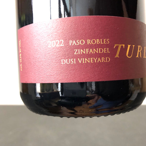 2022 Turley Wine Cellars Dusi Vineyard Zinfandel Paso Robles, USA