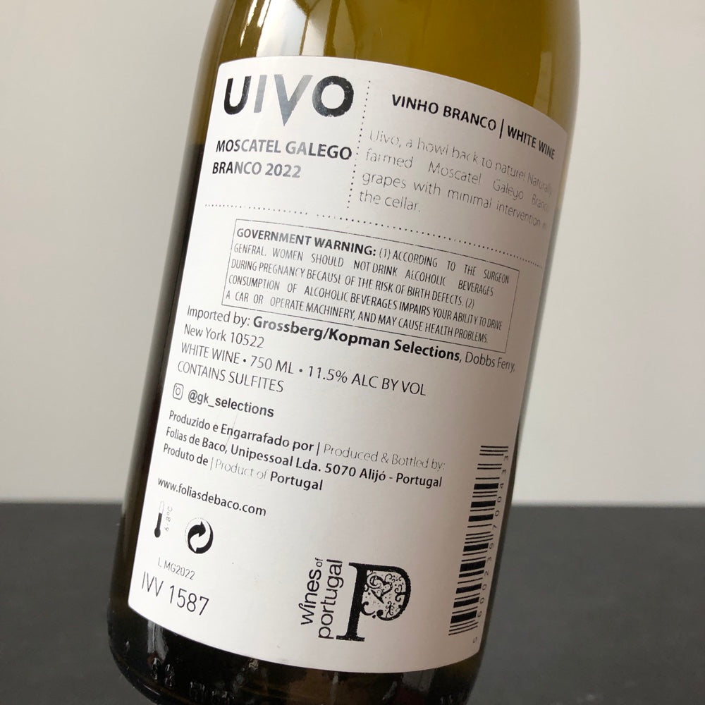 2022 Uivo Moscatel Galego, Douro, Portugal