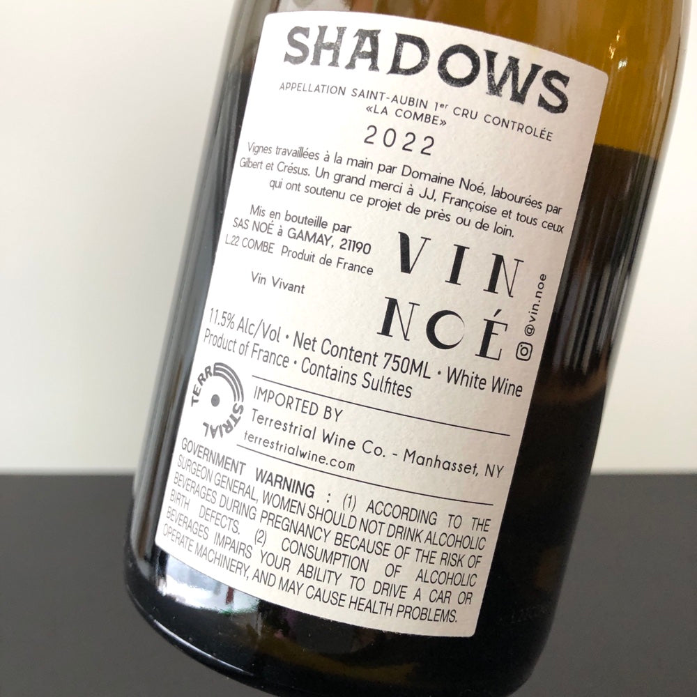 2022 Vin Noe La Combe 'Shadows' La Combe, Saint-Aubin Premier Cru, France