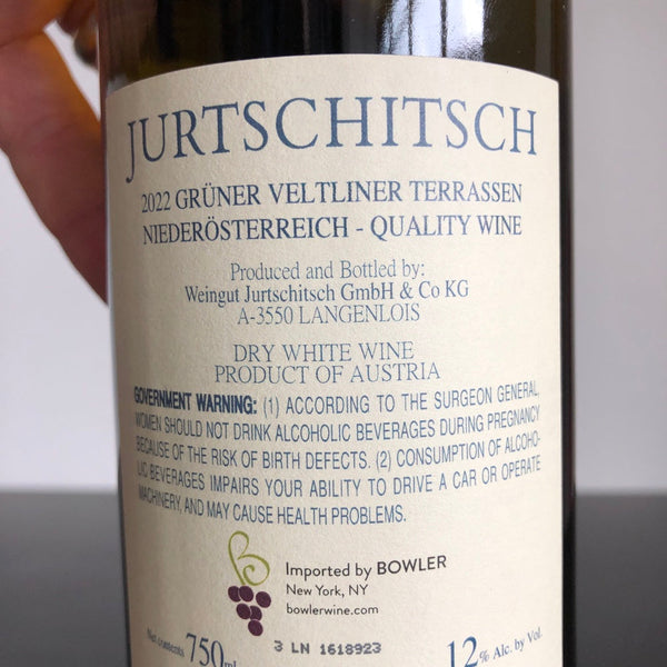 2023 Weingut Jurtschitsch Terrassen Gruner Veltliner, Kamptal, Austria