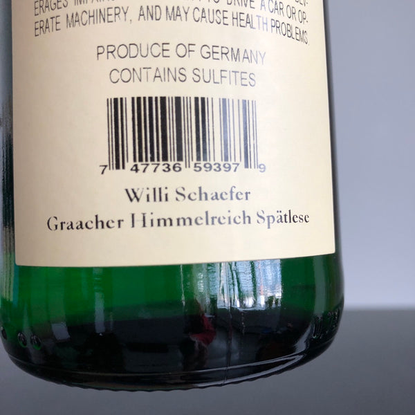 2022 Weingut Willi Schaefer Graacher Himmelreich Riesling Spatlese Mosel, Germany