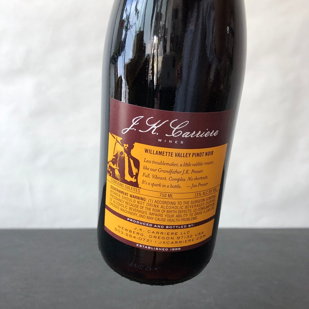 2022 J.K. Carriere Provocateur Pinot Noir Willamette Valley, Oregon