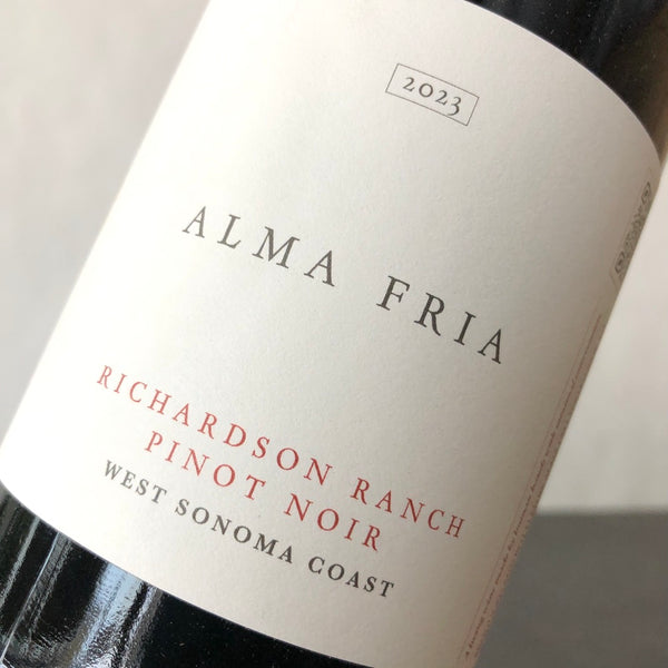 2023 Alma Fria, Richardson Ranch Pinot Noir, West Sonoma Coast, USA