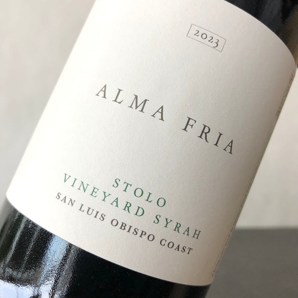 2023 Alma Fria, Stolo Vineyard Syrah, Sonoma Coast
