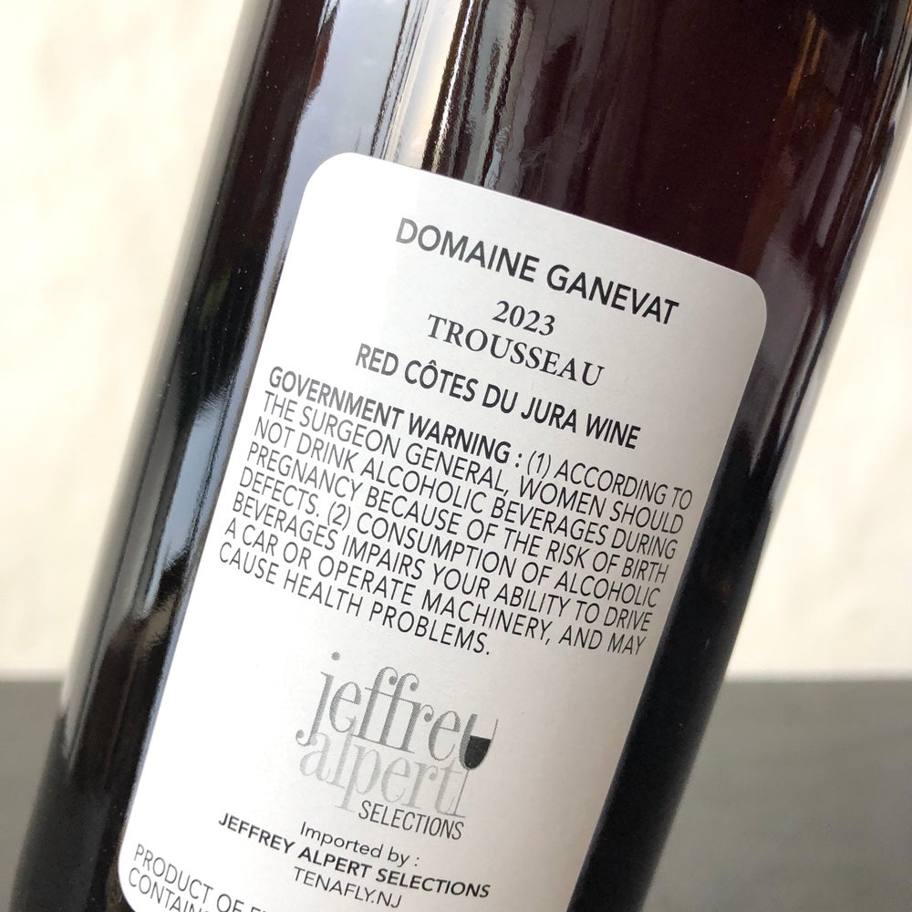 2023 Anne et Jean-Francois Ganevat Cotes du Jura Plein Sud Trousseau, France