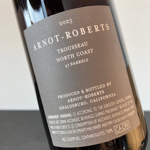 2023 Arnot-Roberts North Coast Trousseau, California, USA