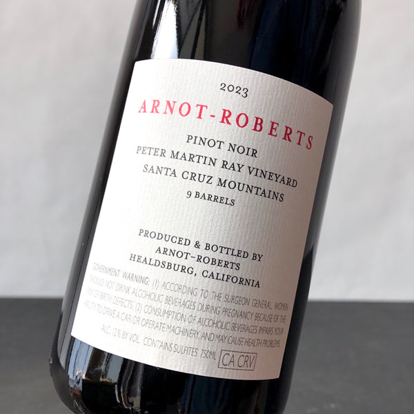 2023 Arnot-Roberts Peter Martin Ray Vineyard Pinot Noir, Santa Cruz Mountains, USA