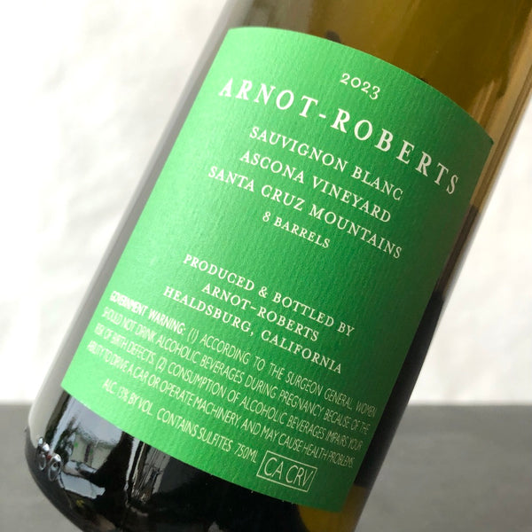 2023 Arnot-Roberts Sauvignon Blanc, Ascona Vineyard, Santa Cruz, California