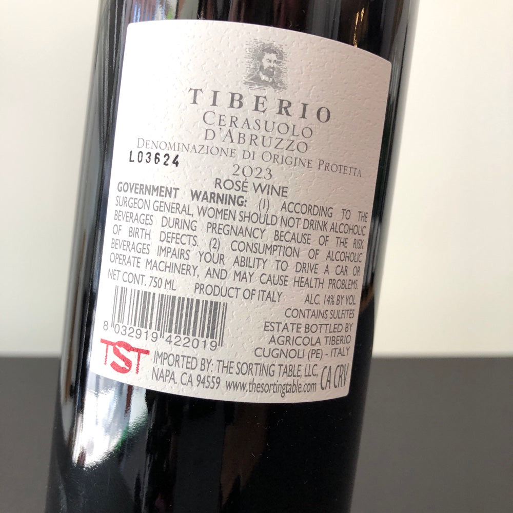 2023 Azienda Vitivinicola Tiberio Cerasuolo Montepulciano d'Abruzzo Rose, Italy