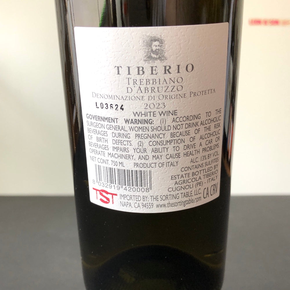 2023 Azienda Vitivinicola Tiberio,Trebbiano d'Abruzzo, Italy