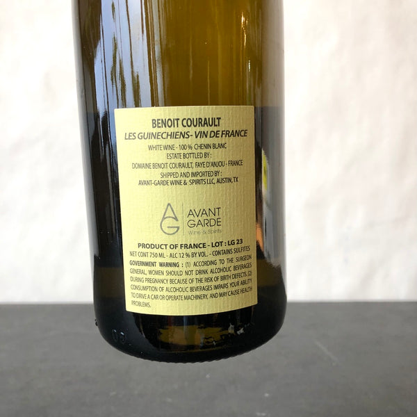 2023 Benoit Courault, Les Guinechiens (Chenin Blanc) VdF Loire Valley, France