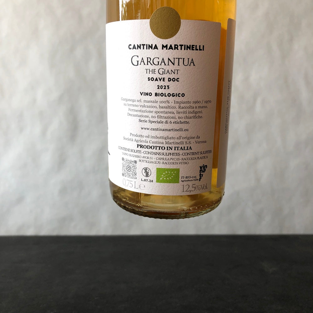 2023 Cantina Martinelli Gargantua, Veneto, Italy