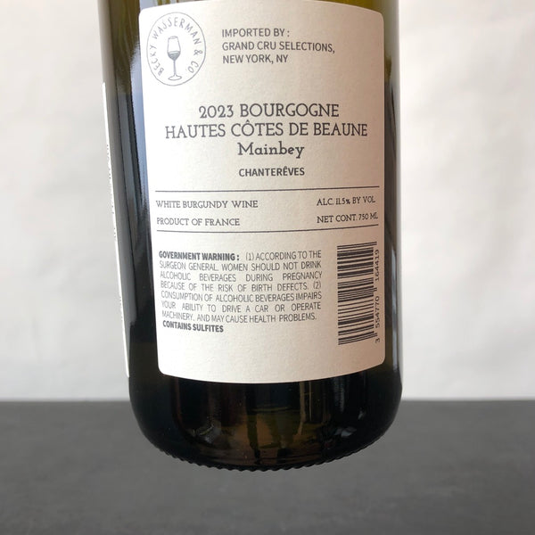 2023 Chantereves Bourgogne Hautes Cotes de Beaune Mainbey, Burgundy, France