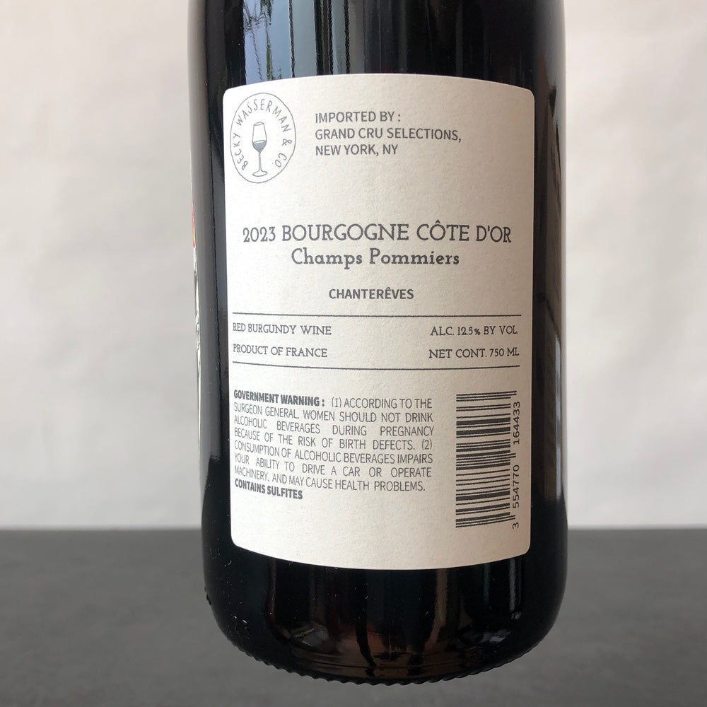 2023 Chantereves Bourgogne Rouge Champs Pommiers, Burgundy, France