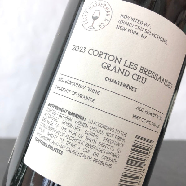 2023 Chantereves Corton-Bressandes Grand Cru, Cote de Beaune, France