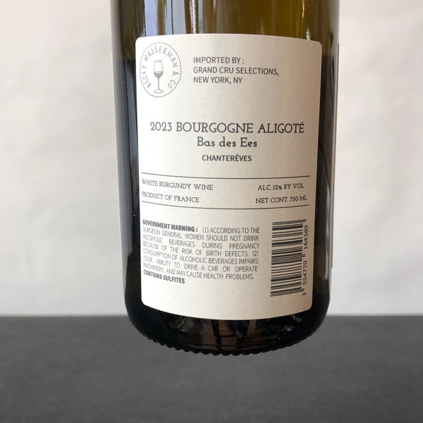 2023 Chantereves, Bourgogne Aligote 'Bas Des Ees', Burgundy, France