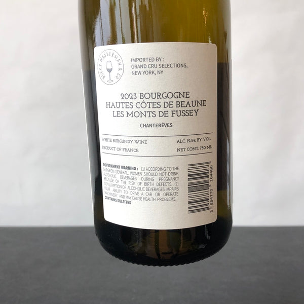 2023 Chantereves, Bourgogne Hautes Cotes Blanc les Monts de Fussey, Burgundy, France