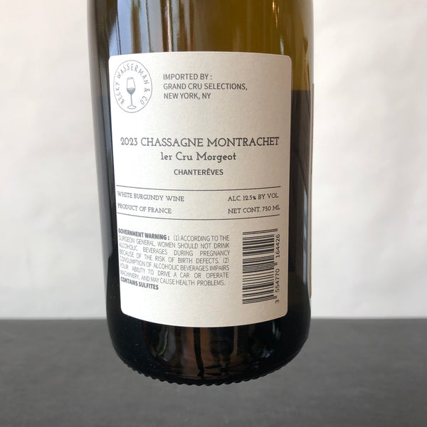 2023 Chantereves, Chassagne Montrachet Blanc 1er Cru 'Les Morgeots', Burgundy, France