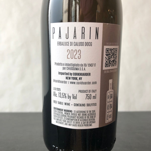 2023 Chiussuma 'Pajarin' Bianco, Piedmont, Italy