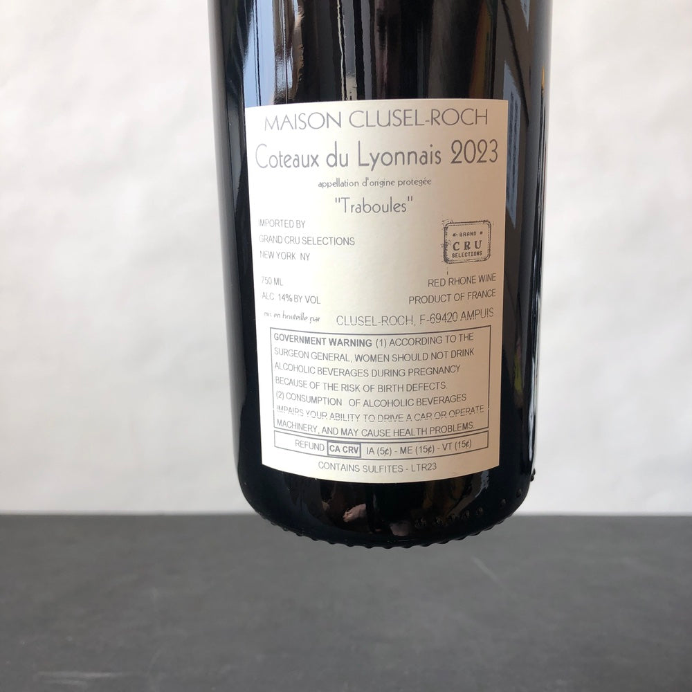 2023 Clusel-Roch ‘Traboules’ Coteaux du Lyonnais, France