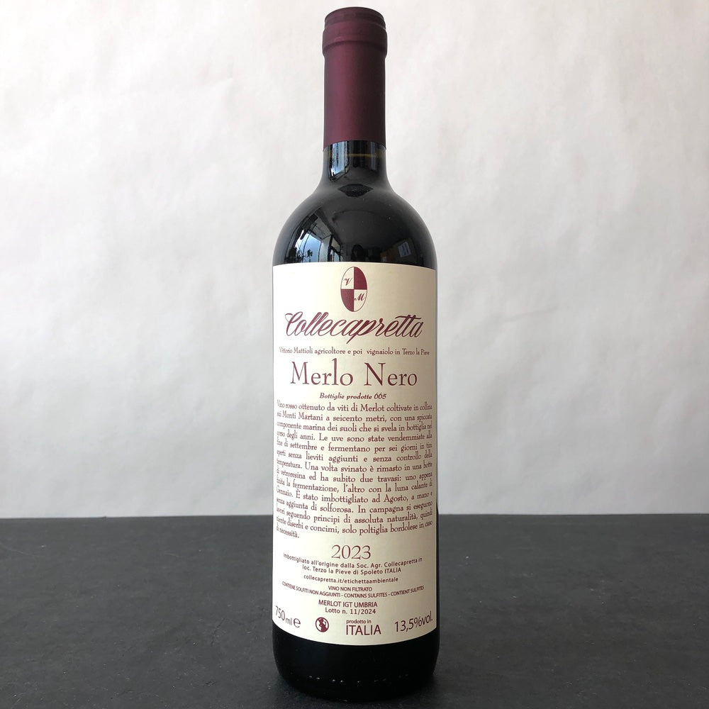 2023 Collecapretta 'Merlo Nero', Umbria, Italy