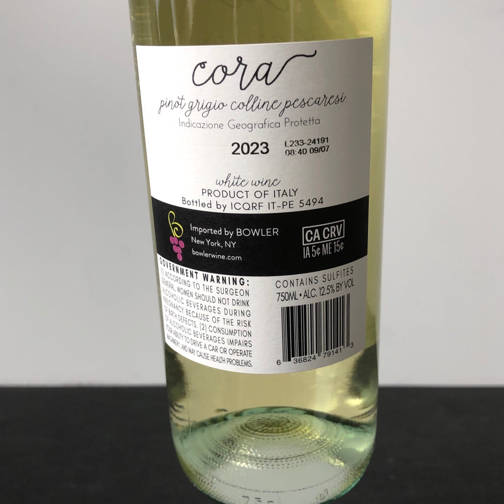 2023 Cora Pinot Grigio delle Venezie, Italy