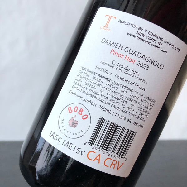 2023 Damien Guadagnolo Cotes du Jura Pinot Noir, France