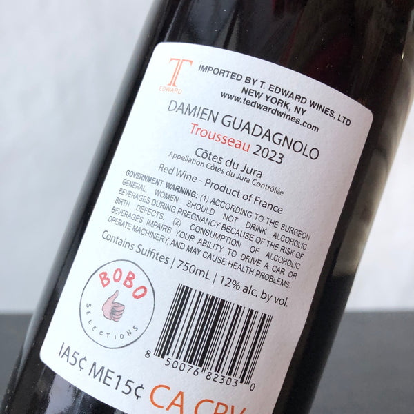 2023 Damien Guadagnolo Cotes du Jura Trousseau, France