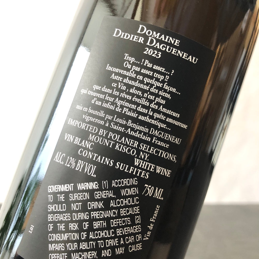 2023 Didier Dagueneau Pouilly-Fume Silex, Loire, France