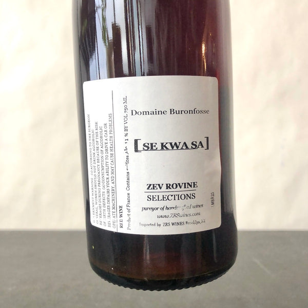 2023 Domaine Buronfosse Se Kwa Sa? Cotes du Jura Red, Jura, France