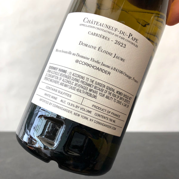 2023 Domaine Elodie Jaume Chateauneuf-du-Pape 'Cabrieres' Blanc, Rhone, France